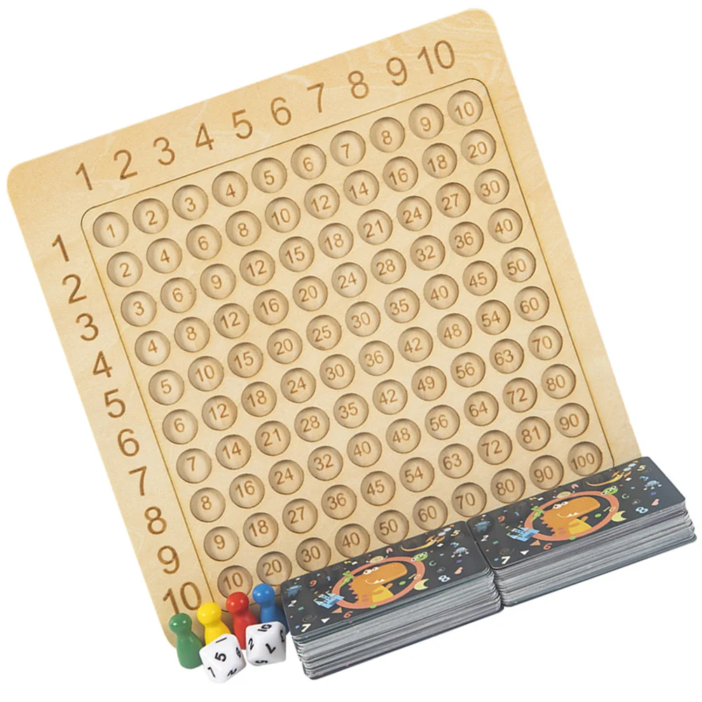 

Multiplication Table Teaching Aids Game Kids Educational Toys Wooden Math Board Games Plaything Paper Funny Child Puzzle