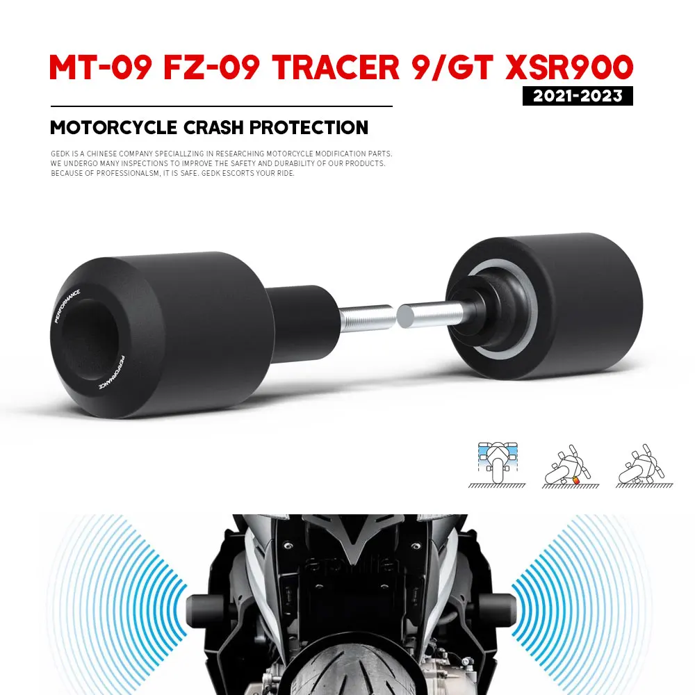 MT09 SP TRACER 9 GT XSR900 Frame Slider Crash Protector For YAMAHA MT-09 TRACER9 Motorcycle Falling Protection Crash Pad