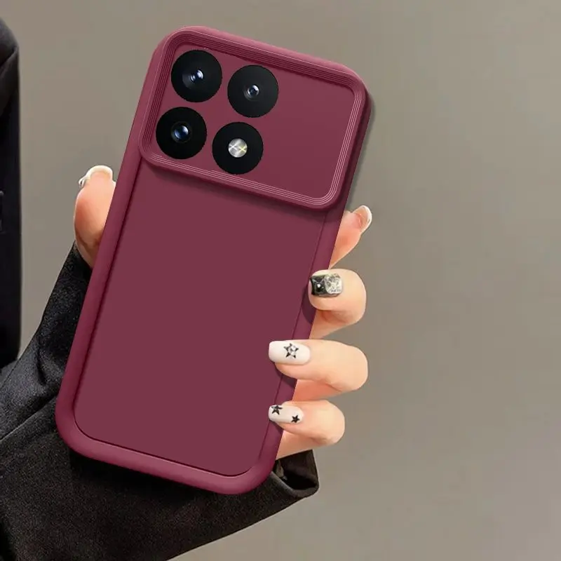Luxury Candy Matte Soft Cover - Fall Prevention Case for Xiaomi Poco F8 Pro 5G