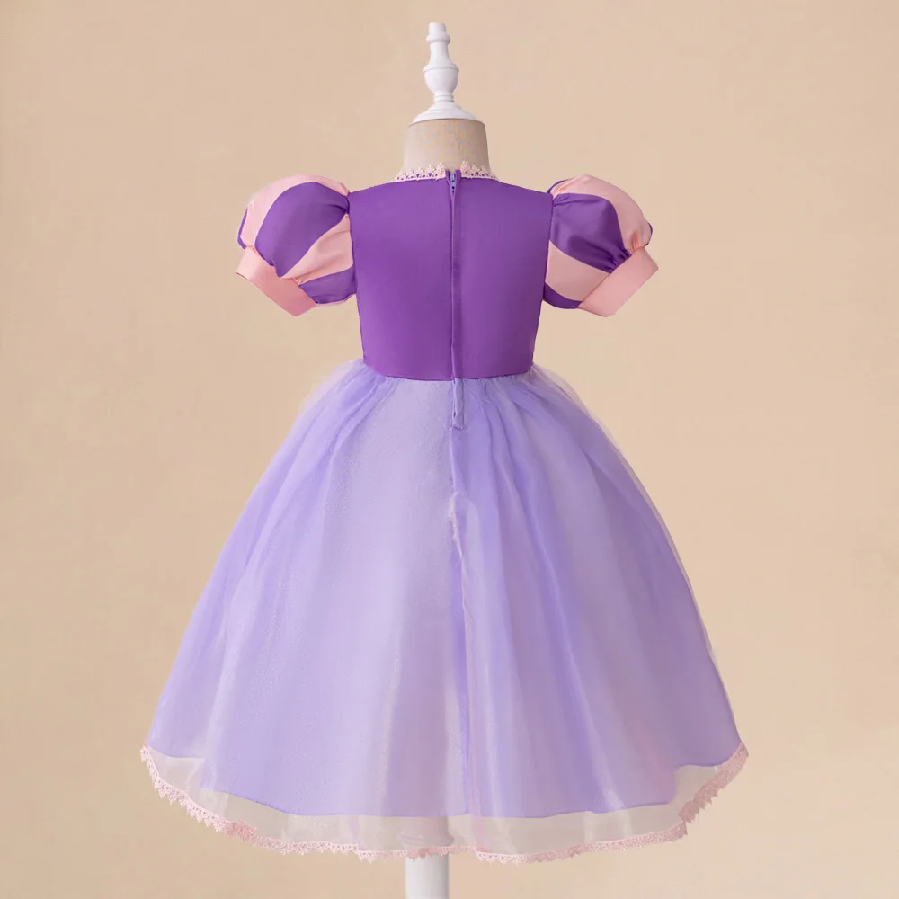 Baby Mädchen Schneewittchen Prinzessin Kleid Kleinkind Frozen Exotisches Partykleid Anna Elsa Cosplay Kleider Kinder Jasmin Green Kostümkleidung – Detail 4