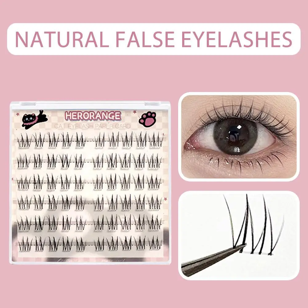 Wimpernverlängerung mit großer Kapazität, professionelle individuelle Cluster-DIY-Wimpern, natürliche falsche Wimpern, Make-up-Produkte ﻿ – Detail 2
