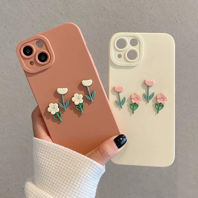 Korean Aesthetic 3d Flower Pink Phone Case For Iphone 11 13 12 Pro Xs Max X Xr 7 8 Plus Se Cute Tulip Soft Silicone Back Cover Mobile Phone Cases Covers Aliexpress Korean Aesthetic 3d Flower Pink Phone Case For Iphone 11 13 12 Pro Xs Max X Xr 7 8 Plus Se Cute Tulip Soft Silicone Back Cover Mobile Phone Cases Covers Aliexpress