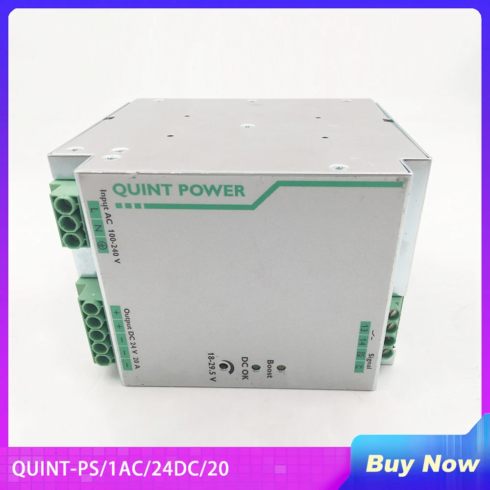 For Phoenix QUINTPS/1AC/24DC/20 2866776 24V/20A Switching Power Supply