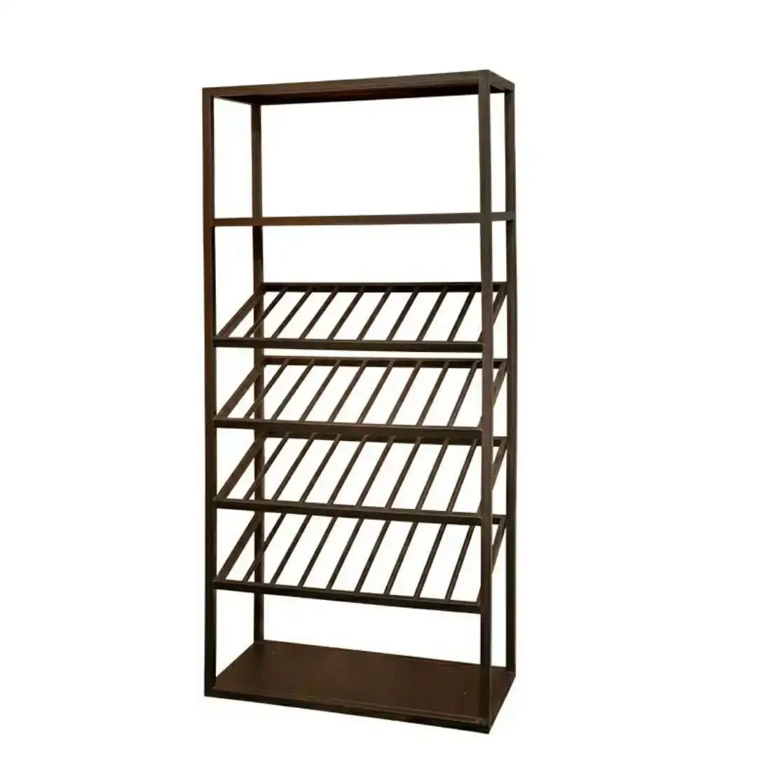 Commercial Stainless Steel Wine Display Sand Luxury Wall Large Whiskey Storage Display Racks Wine Cabinet