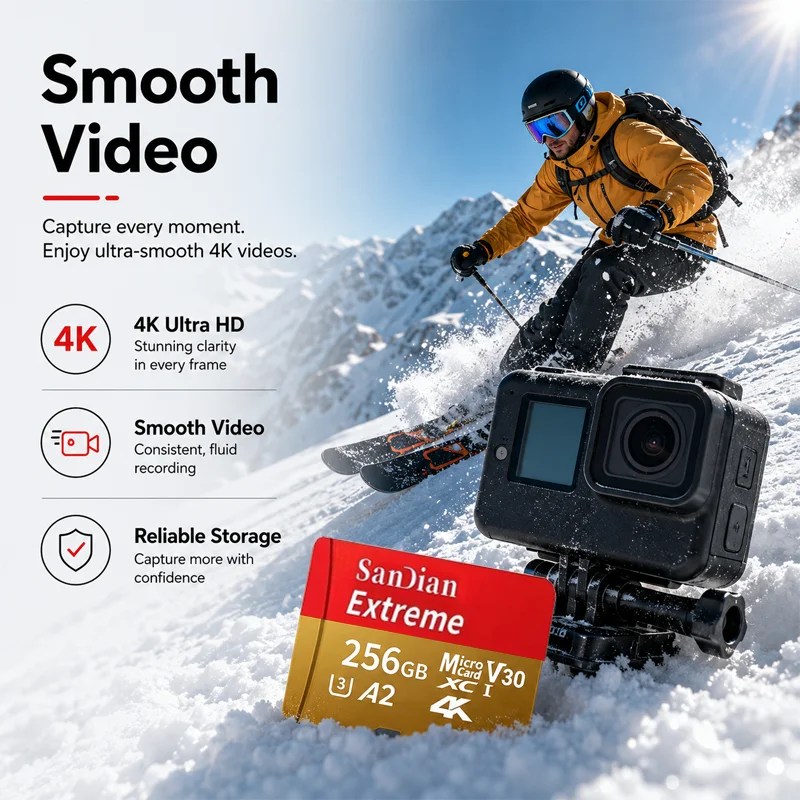 High-Capacity 128GB SD Card for Versatile Digital Storage