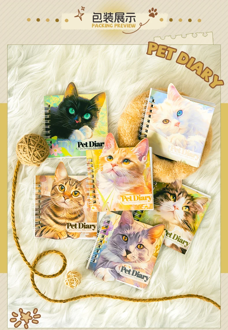 20 Blatt süße Katzen-Mädchen-Aufkleber, gestanzte Aufkleber, dekoratives handgefertigtes Scrapbooking-Material, Tagebuch, Album, Bastelbedarf – Detail 3