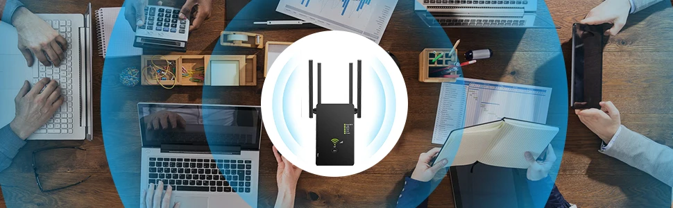 AC1200 Wireless 5G WiFi Extender/Router/AP Dual Band Repeater Booster Signal 802.11AC Long Range 1200Mbps Wi-Fi Access Point