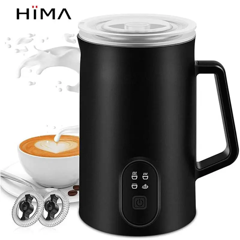 Automatic Milk Frother Electric Milk Steamer Hot And Cold Foam Maker  Heating Milk Warmer For Coffee Latte Cappuccinos Chocolate