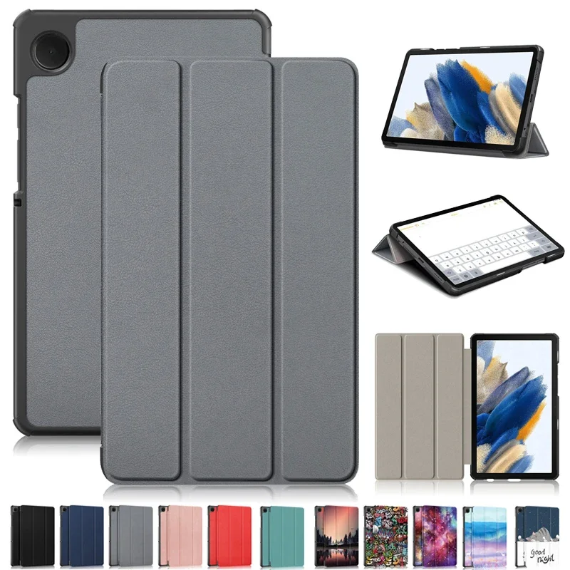 Per Samsung Tab A9 Custodia 8.7 "Trifold Supporto Magnetico In Pelle Tablet Funda Per Galaxy Tab A9 8.7 Pollici 2023 Custodia Coque Sm-X110 X115