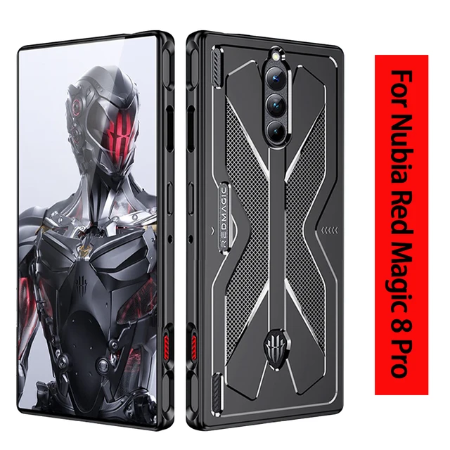  - For Nubia Red Magic 8 Pro 7 6 Pro Case Gaming Cooling Silicone Soft Shockproof Cover For ZTE Redmagic 6 5G 5S 6 Pro Play Case