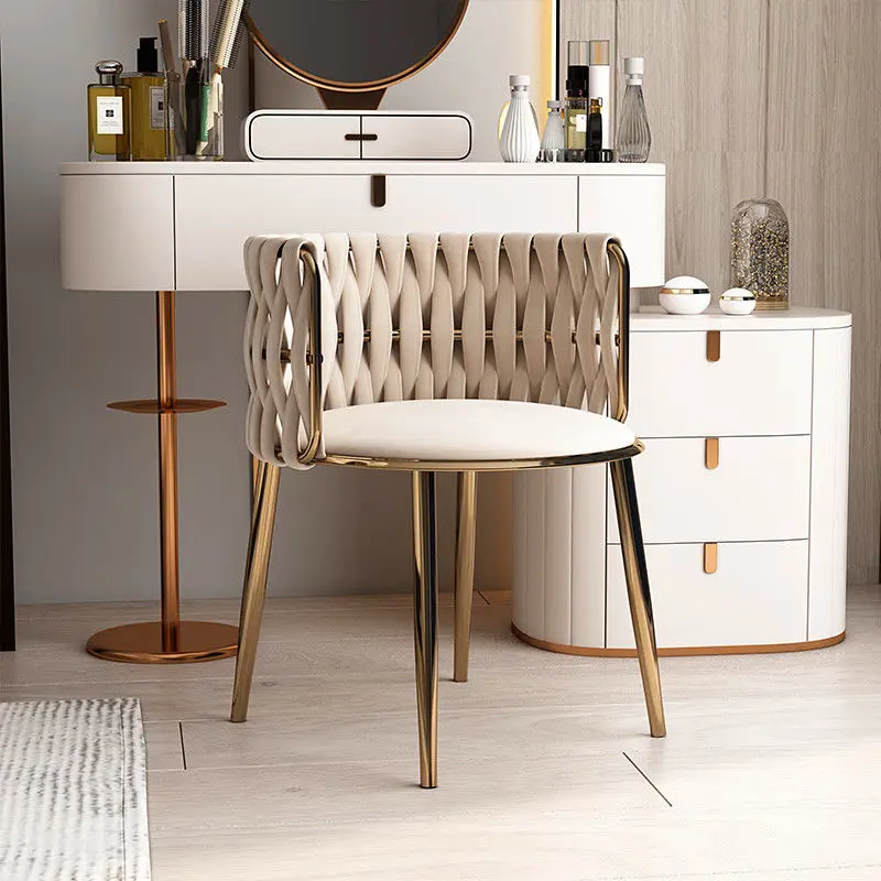 

Lounge Beauty Salon Dining Chair Terrace Garden Nail Soft Leisure Dining Chair Designer Minimalist Silla Comedor Home Furniture