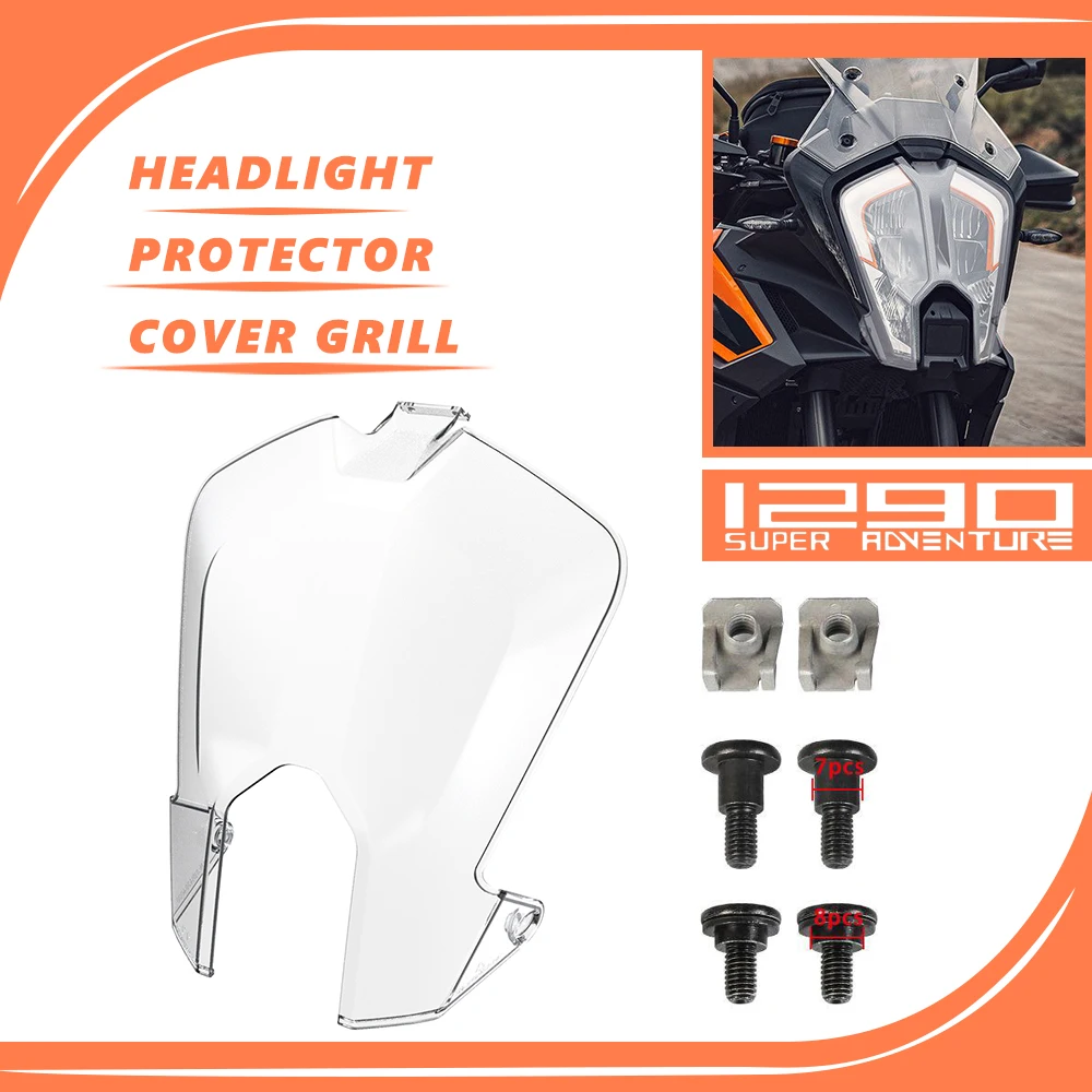 

Motorcycle Accessories FOR 1290 Super AdventureR/S 2021-2023 SUPER ADVENTURE Headlight Protector Cover Grill Protection Cover
