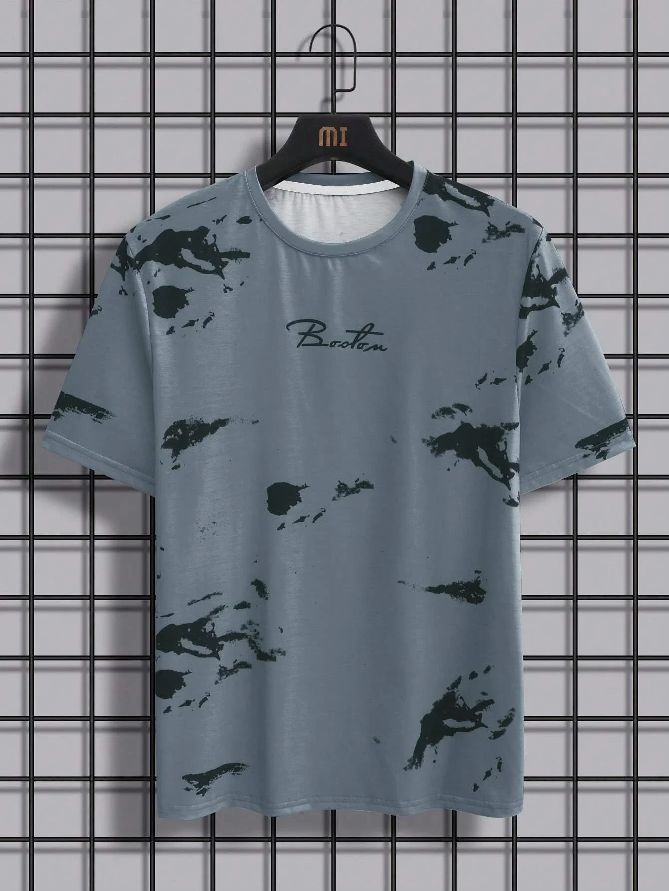 

Men's T Shirt For Men Clothing Fashion Camouflage striped letter Printed Harajuku Short Sleeve Tops Tees Summer Casual Sport Top