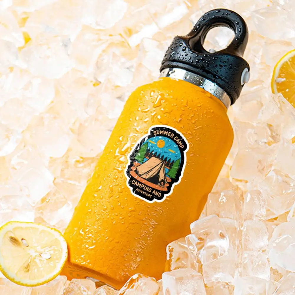 

50Pcs Stylish Clear Print Reusable Cartoon Animation Stationery Sticker for Scrapbook Stationery Sticker Stickers