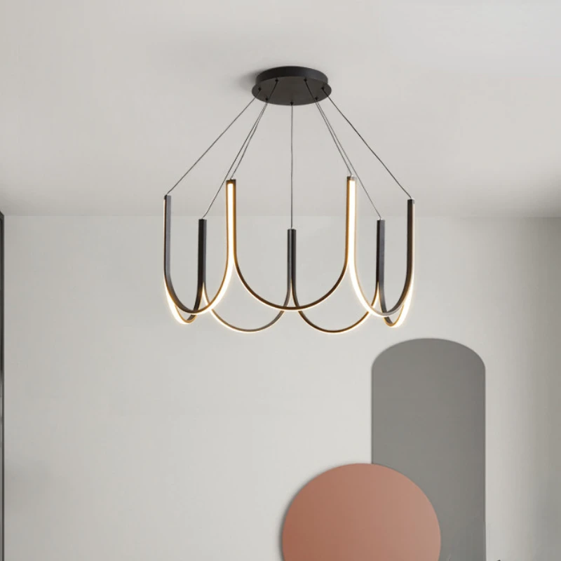 

Lamp in the Living Room Nordic Lamps Modern Minimalist Bedroom Dining Room Chandelier Design Sense Living Room Main Lamp