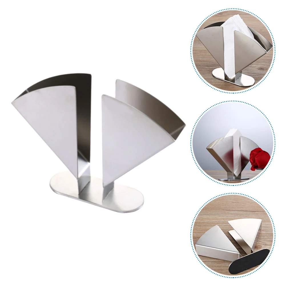 

Cocktail Vertical Tissue Holder Napkin Holders Dispenser Stainless Steel Table Paper