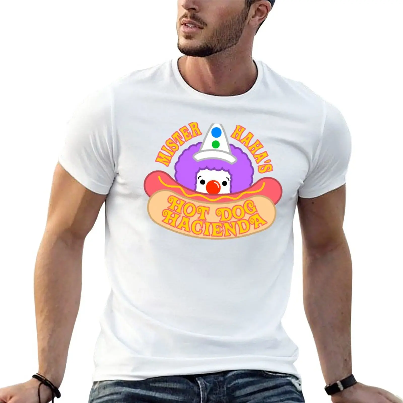 

New Mr. HaHa's Hot Dog Hacienda T-Shirt T-shirt for a boy quick drying shirt plus size tops black t-shirts for men