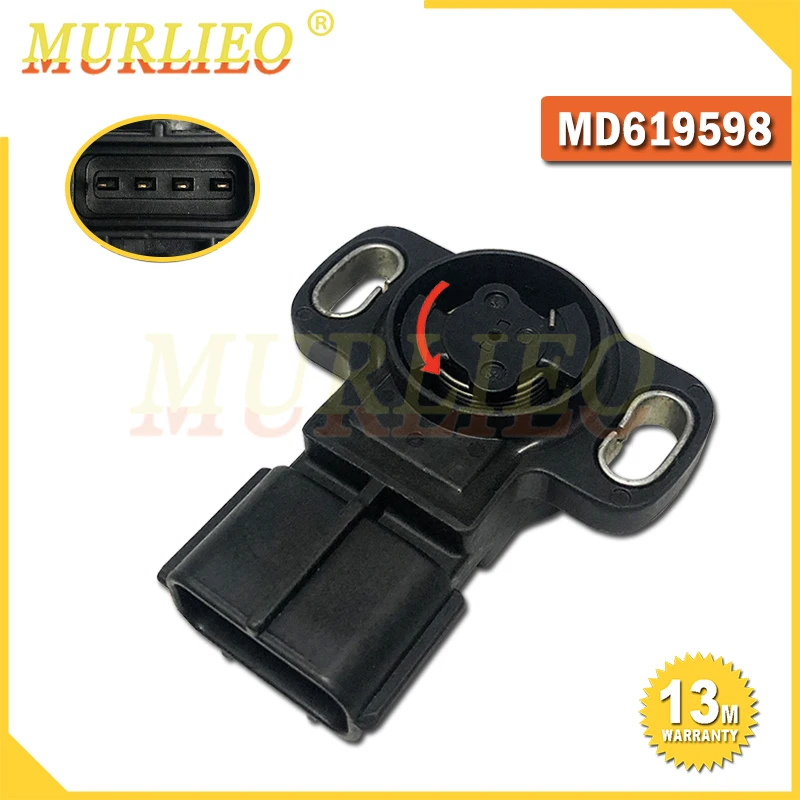 

MD619598 TPS Accelerator Pedal Position Sensor Throttle Position Sensor For Mitsubishi Pajero 1997-1999 MD619941