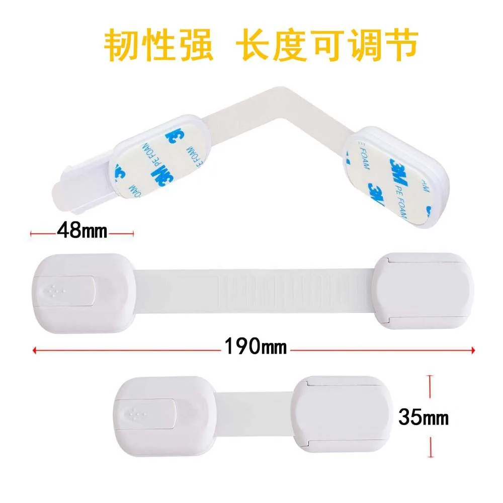 Child Safety Lock for Drawers Closet Refrigerator Toilet Window