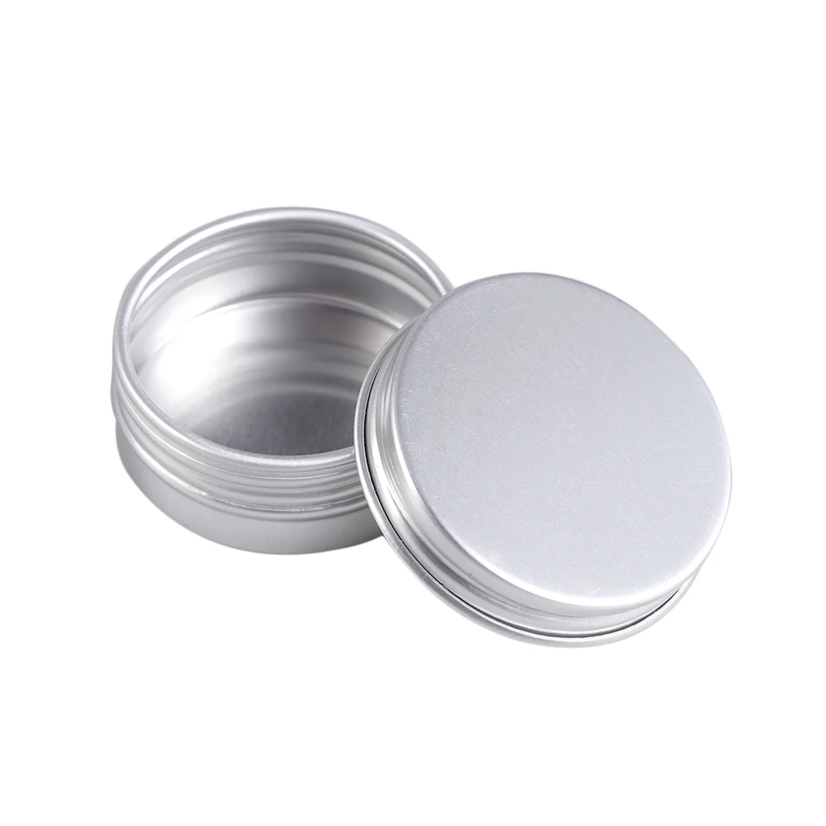 

Tin Aluminum Tins Cans Metal Aluminium Round Empty Box Container Jar Screw Cancream Refillable