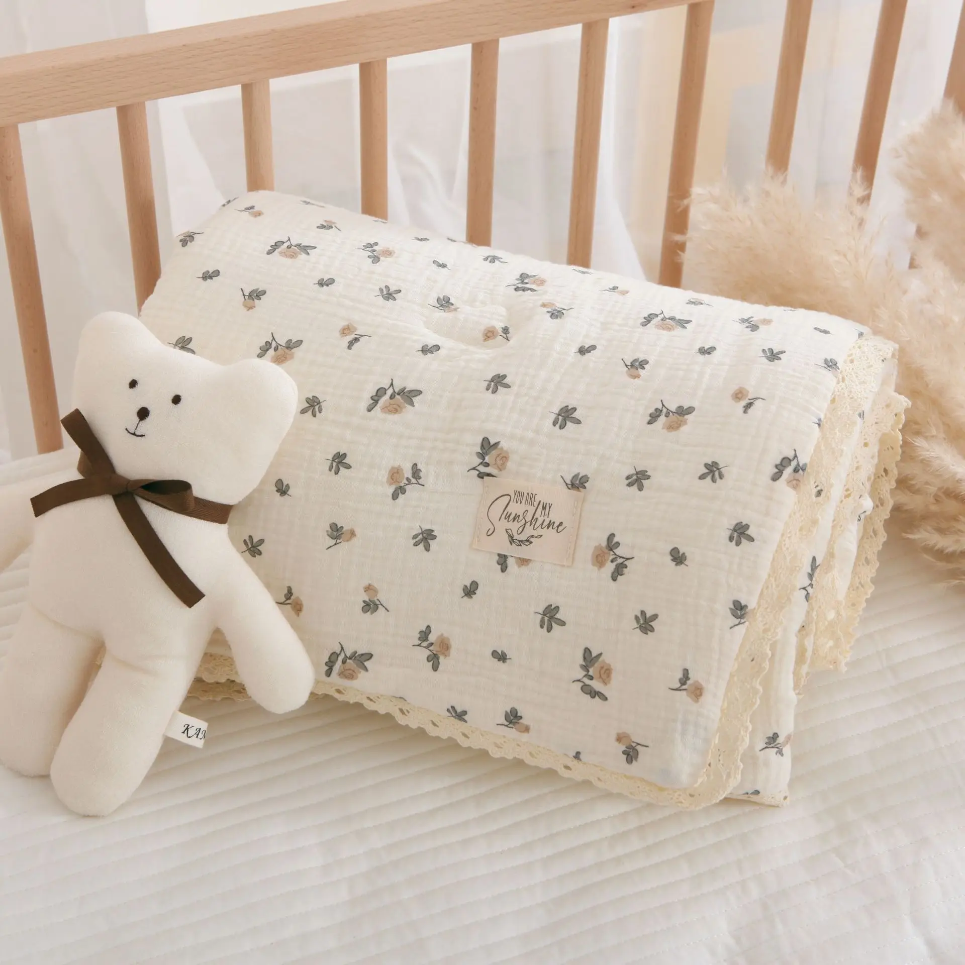 Newborn Infant Baby Bedding Summer Thin Blanket Baby Comforter Quilts for Kindergarten Children's Quilt