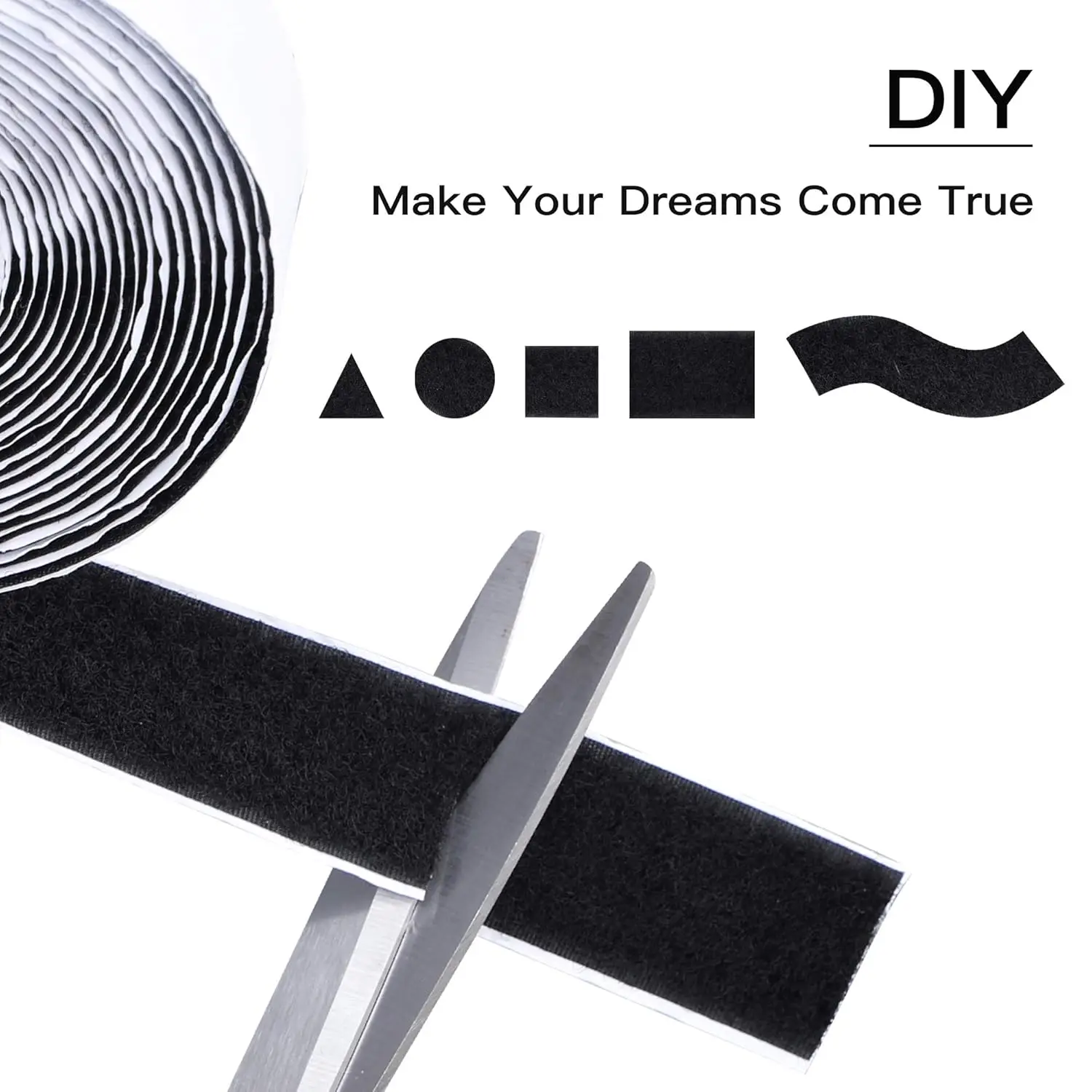 Heavy Duty Self-Adhesive Hook and Loop Fastener Tape