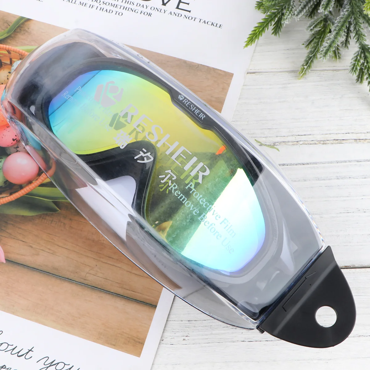 Swimming Goggles Anti Fog Lens Uv Protection for Men