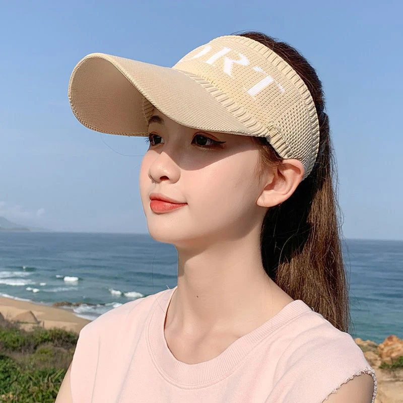 여성용 자외선 차단 태양 모자, 야외 달리기, 오리 혀 태양 모자, 신제품