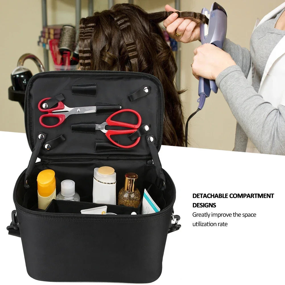 Profession Accessories Hairdresser Large Capacity Pro Hair Equipment Scissors Salon Tool Tattoo Tool Carrying Bag Travel Storage