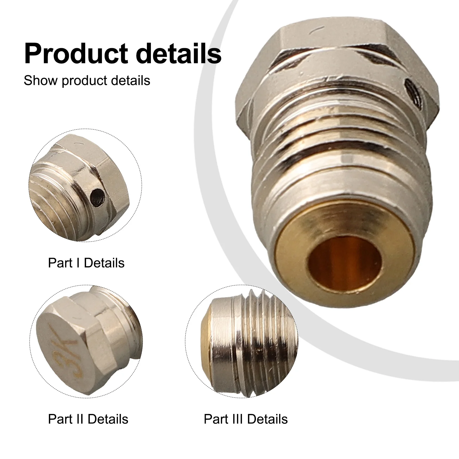Burst Disk Set for HPA Tank Regulator 1.8K 3K 5K 6K 7.5K Pressure Release Component for High Pressure Air Systems