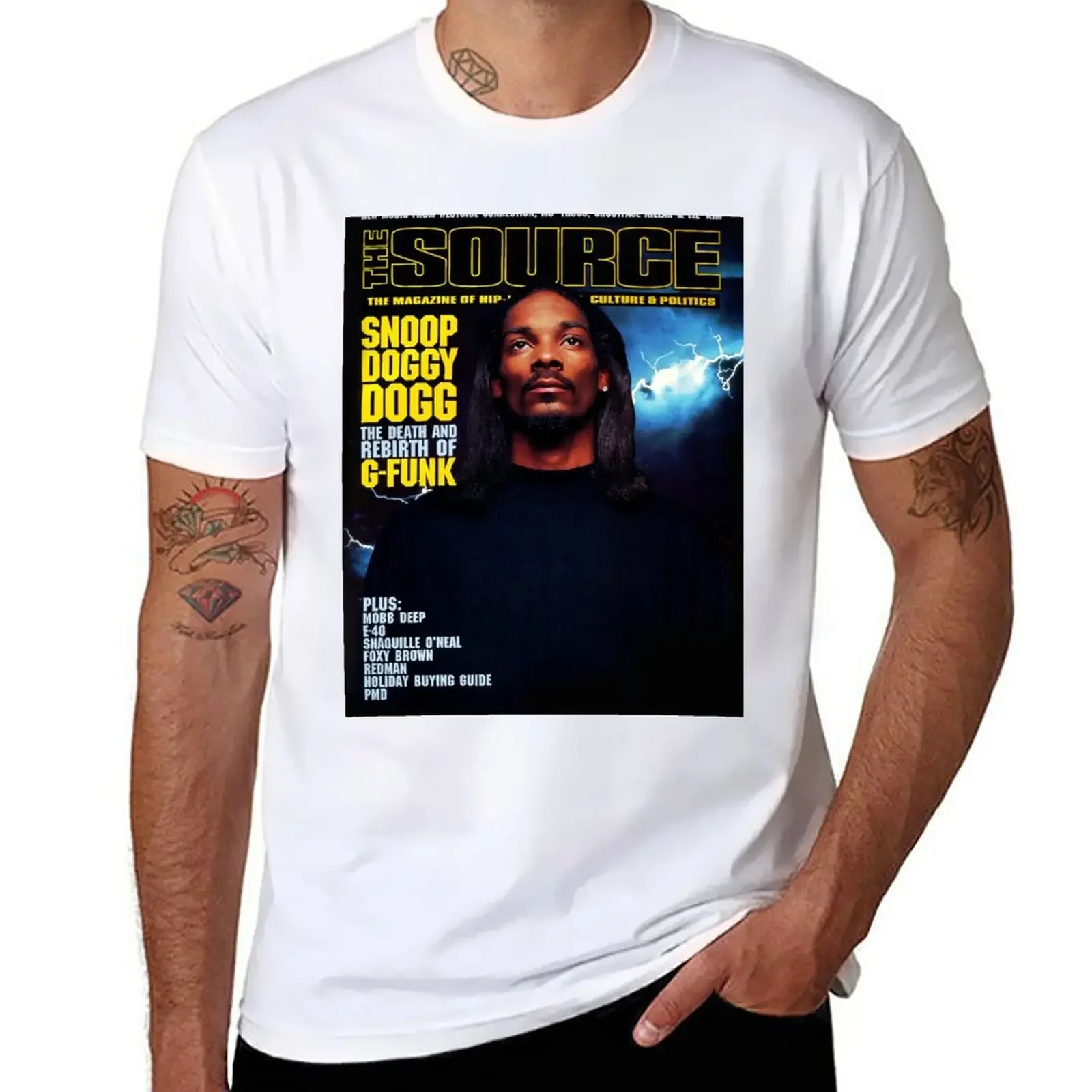 

90s hip hop cover T-Shirt plain quick drying tops Men's t-shirt