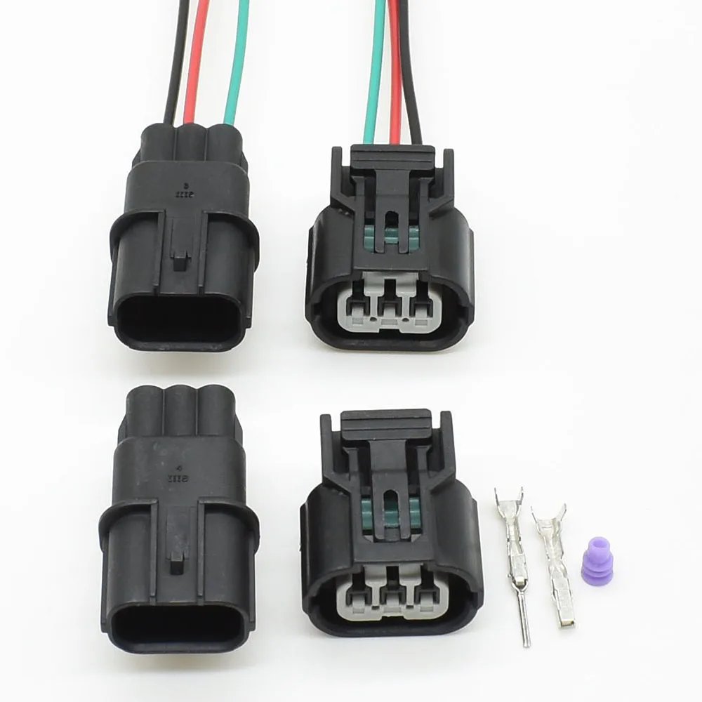 1 Set 6189-0887 HX 040 Sumitomo 3 Pin Way Waterproof Plug