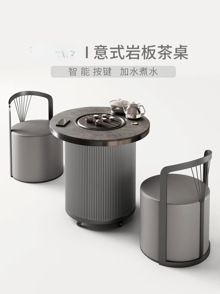 

Small household rock board kung fu tea table and chair combination