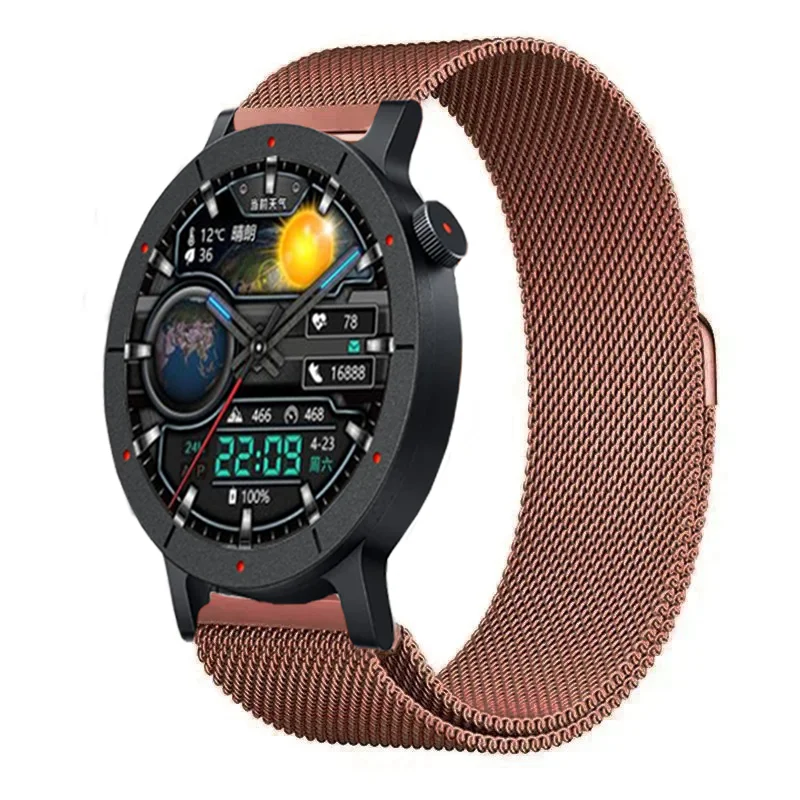 Milanese Magnetic Bracelet Sport Wristband – Breathable 22mm/20mm Strap