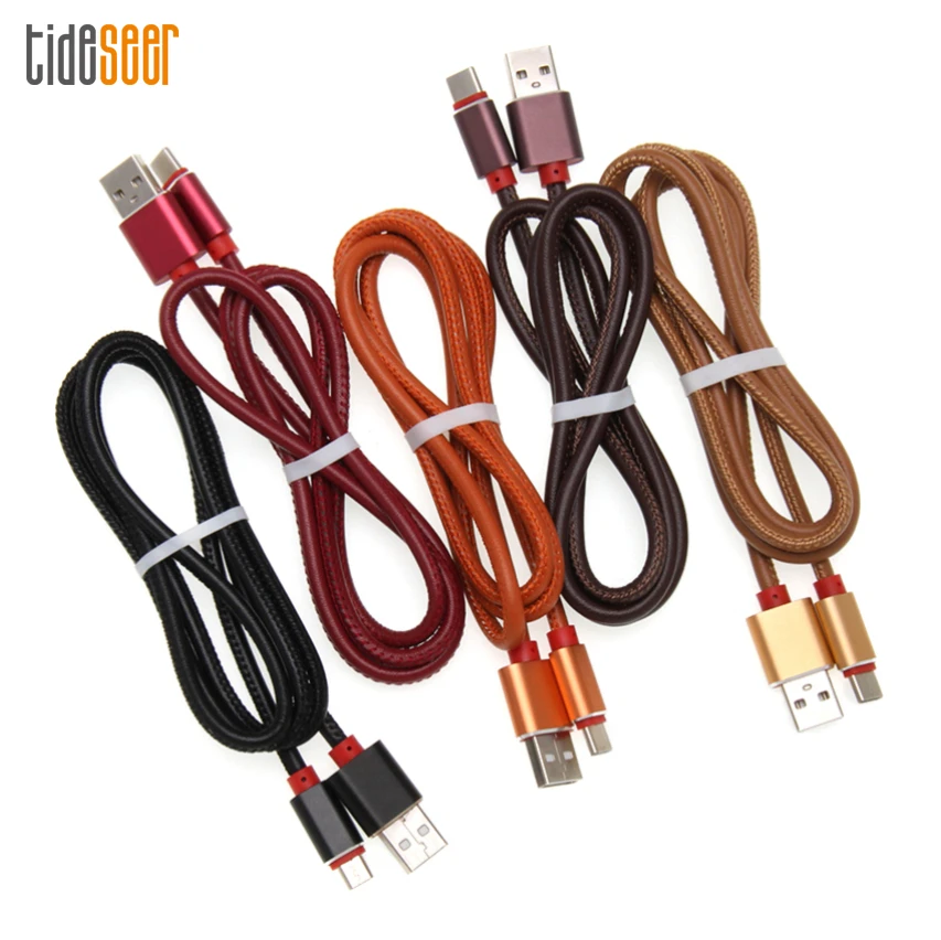

Кабель Micro USB Type C из искусственной кожи для быстрой зарядки и синхронизации данных, 500 шт.