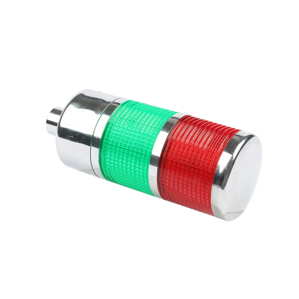 2 layers Rotatable 180 Stack light Red warning light industrial for CNC machine DC 24V 12V AC220V 110V Steady flashing LED