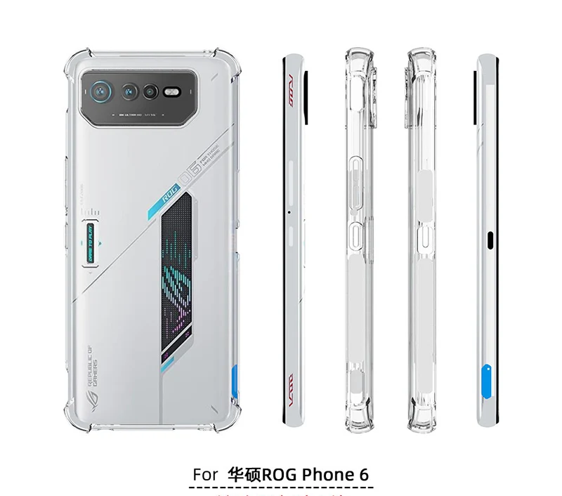 Enhanced Shockproof Airbag Silicone Clear TPU Phone Case