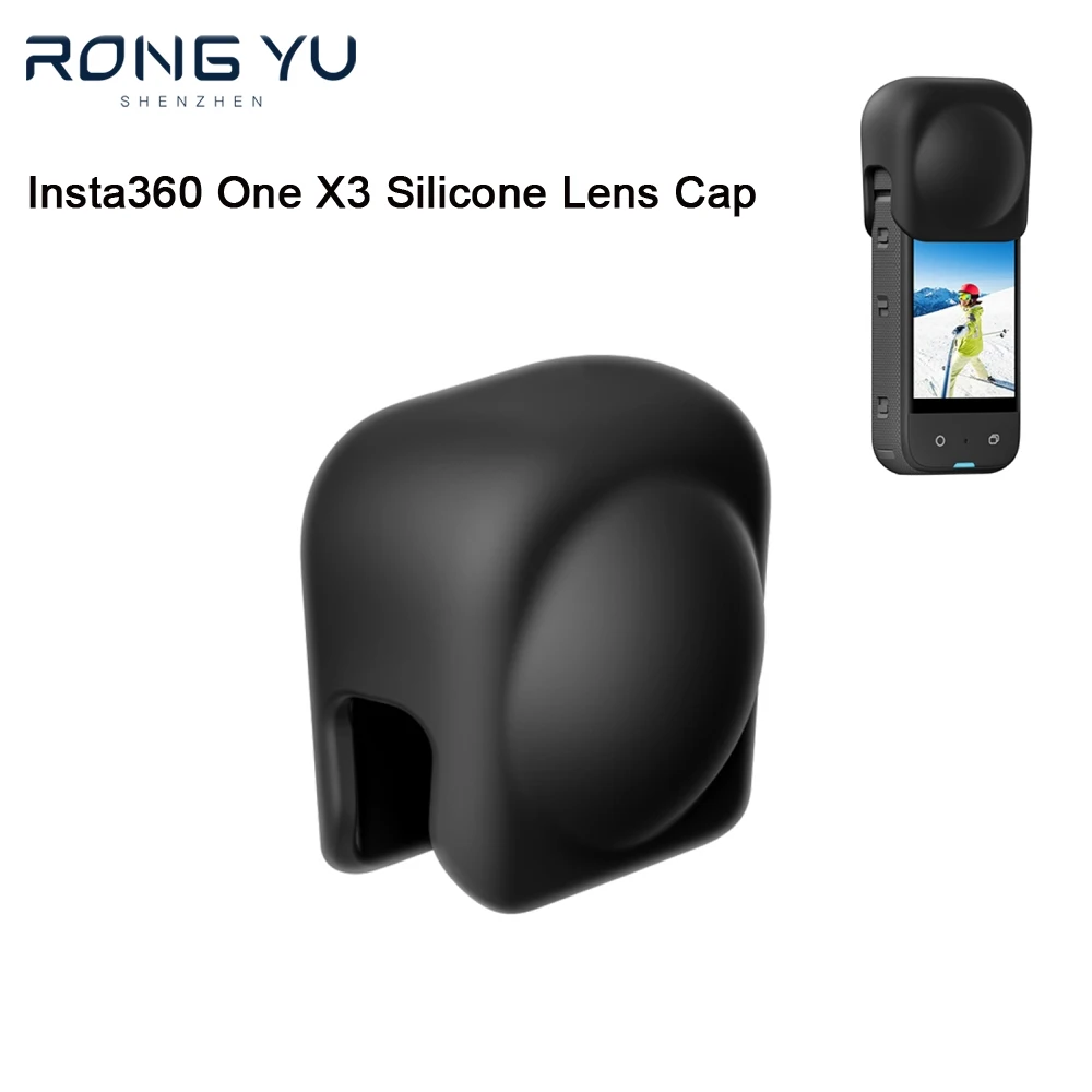 Per Insta360 One X3 Copriobiettivo In Silicone Per Insta360 One X3 Panorama Sports Action Camera Accessori