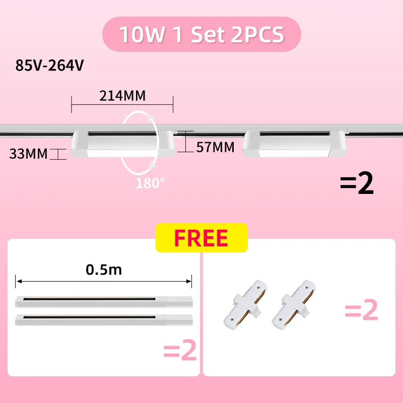 2PCS 10W White-Set