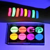 8 Colors Face Body Art Paint UV Glow Fluorescent Glowing Christmas Halloween Party Fancy Dress Beauty Makeup Tool 1