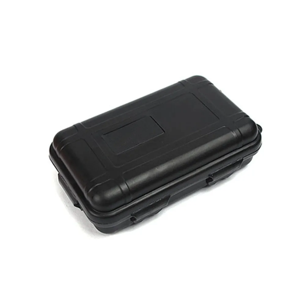 

Case For Outdoor Survival Box Black/Orange/Tan Boating Box Camping Fishing Kite Boarding Travel 135x80x40mm Airtight