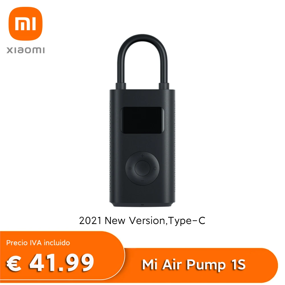 Портативный Электрический воздушный компрессор Xiaomi Mi 1S умный цифровой насос для