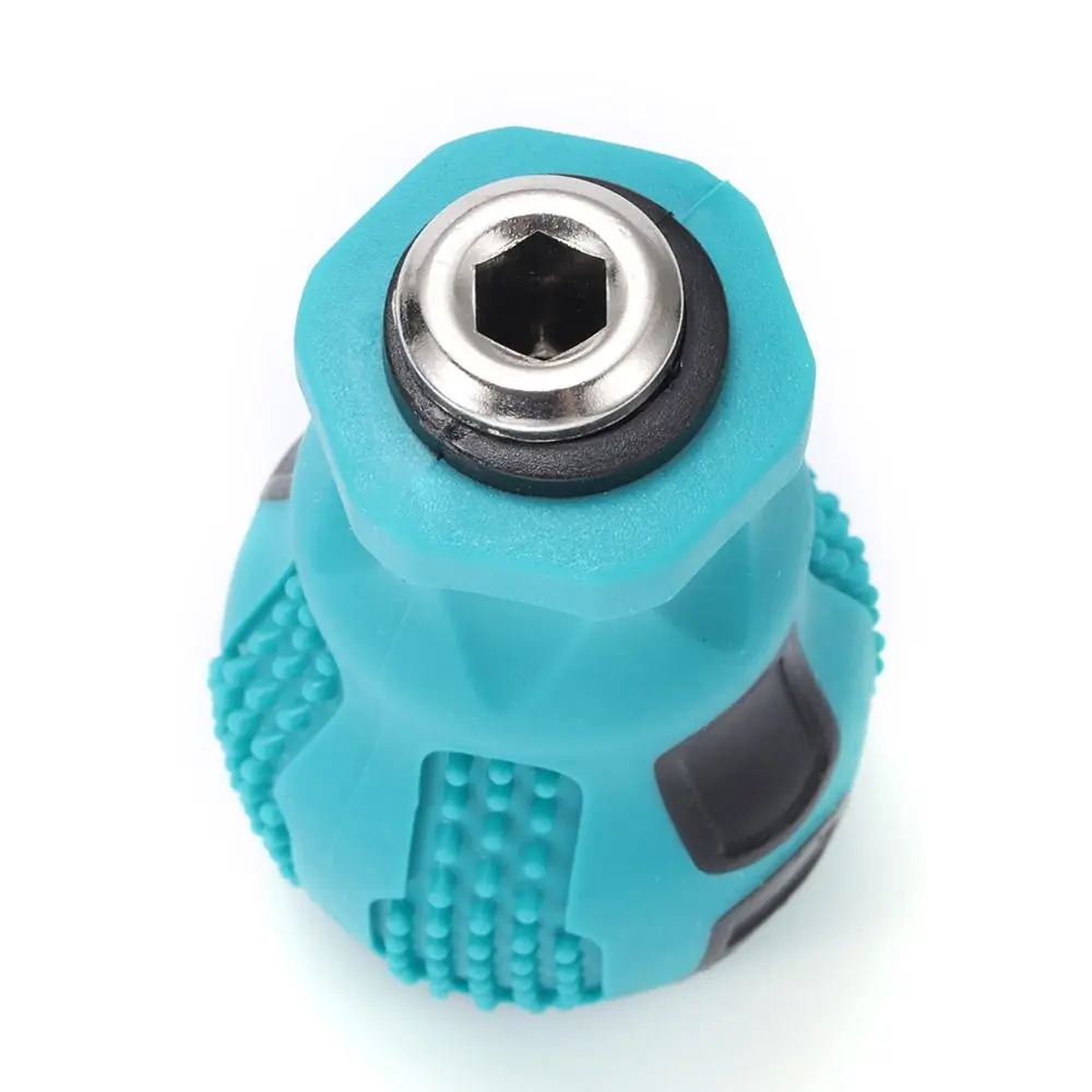 스크루드라이버 비트용 어댑터 1개, 스크루드라이버 핸들 5mm 원형 6.35mm 4mm 육각 스크루드라이버 비트 홀더 자석봉 다용도