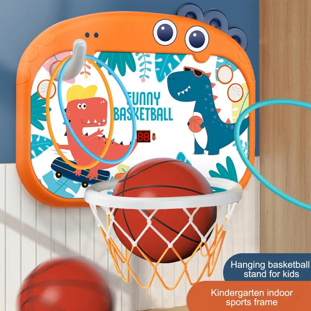 

Basketball Toys for Boys Dynamic Sound Effects Indoor Game Interactive Kids Basketball Set with Easy for Free for Basketball