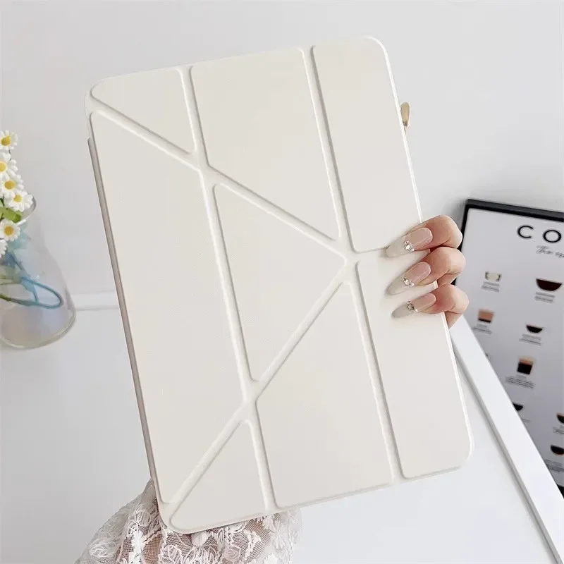 Acrylic Back Tablet Cover with Awake/Sleep Feature, Compatible with Various Models