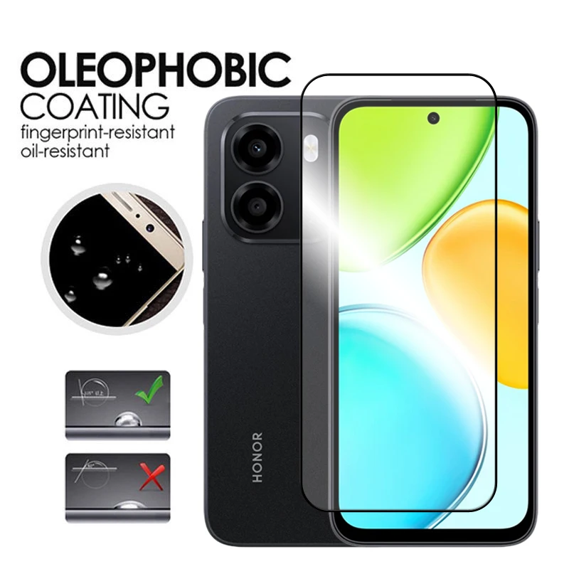 Full Cover Tempered Glass Screen Protector with Lens Film