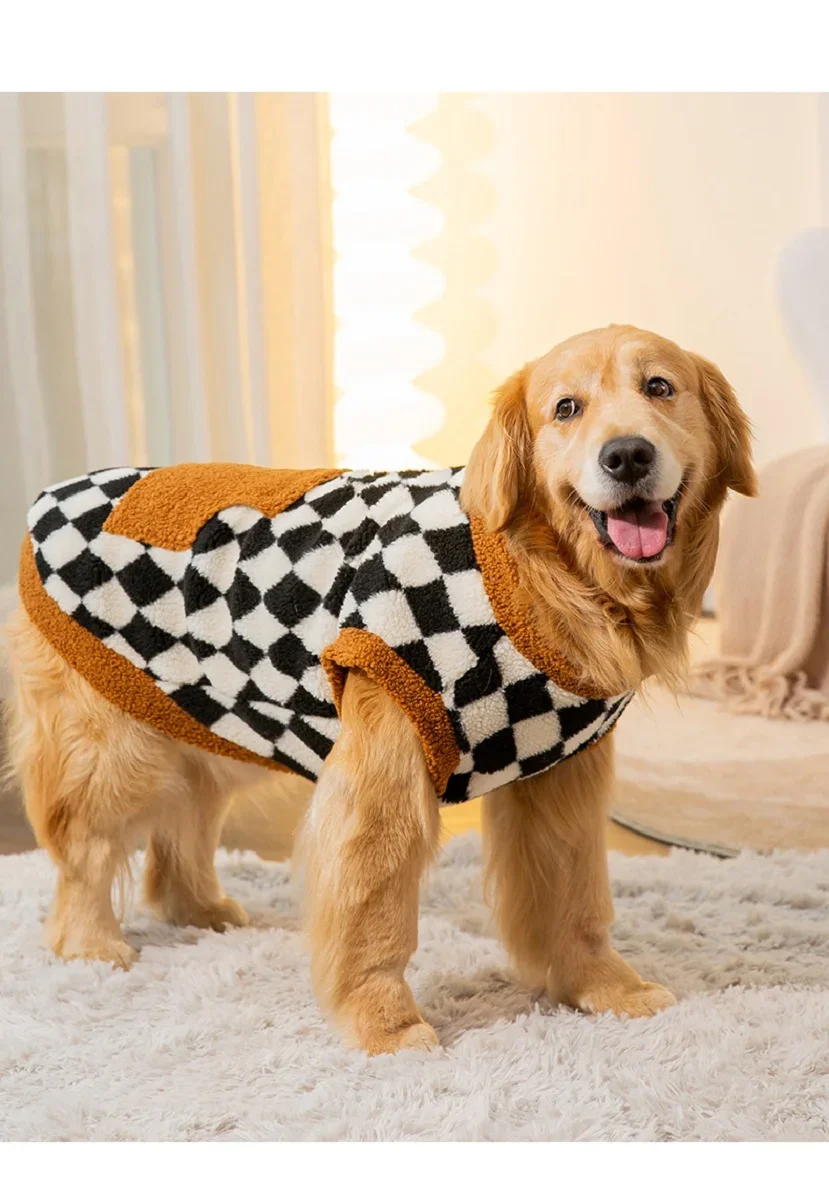 Autumn and winter sweaters for Big Dogs Warm Dog Vest Fleece Dog