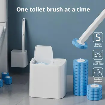 Disposable Toilet Brush Set 1
