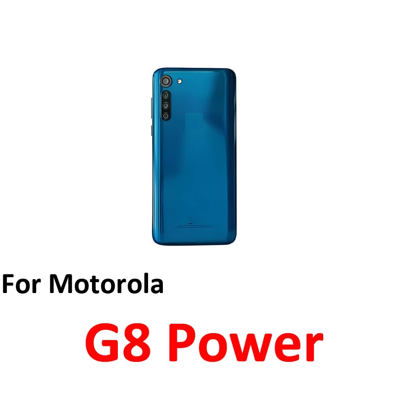 Black/Blue Phone Power Volume Button - External Key & Internal Flex Cable Repair Parts for Motorola Moto G8 Power
