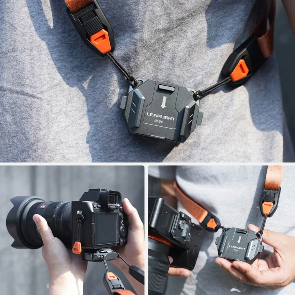 LEAPLIGHT DSLR 카메라 베이스 어댑터 퀵 릴리스 시스템 카메라 스트랩 마운트 (, 캐논, 후지, 니콘 PD 호환)